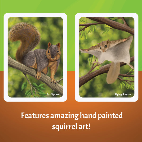 Load image into Gallery viewer, Graphic showing two squirrels cards and stating amazing hand painted art